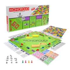 GENERICO - Juego Monopoly Clásico Juego De Mesa Español