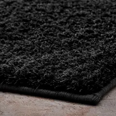 IKEA - Piso de baño BACKMÅRA, negro, 50x80 cm