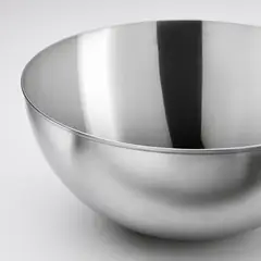 IKEA - Ensaladera BLANDA BLANK, acero inoxidable, 28 cm