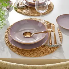 IKEA - Vajilla 18 piezas FÄRGKLAR, Rosado claro