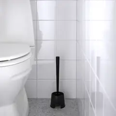IKEA - Portaescobilla de baño BOLMEN, negro