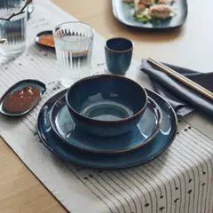 IKEA - Plato de pan GLADELIG, azul, 20 cm