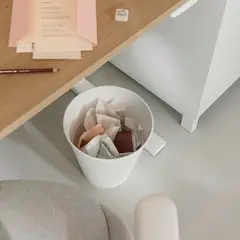 IKEA - Basurero FNISS, blanco, 10 l
