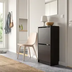 IKEA - BISSA zapatero 2c 49x28x93 negro