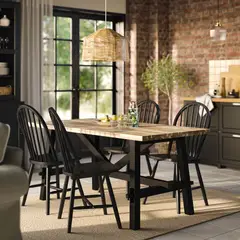IKEA - Silla SKOGSTA, negro