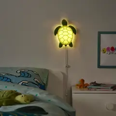 IKEA - BLÅVINGAD lámpara LED tortuga/verde CL