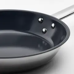 IKEA - Sartén 365+, acero inoxidable/revestimiento antiadherente, 24 cm