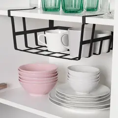 IKEA - Canasto colgante PÅLYCKE, gris oscuro, 36x26x14 cm