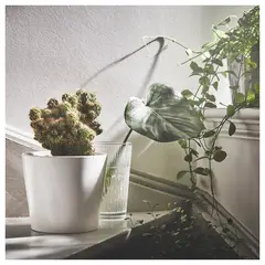IKEA - Macetero SOJABÖNA, blanco, 15 cm