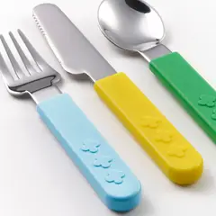 IKEA - Set cubiertos SMASKA, 3 piezas, colores variados