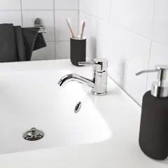 IKEA - Dispensador de jabón EKOLN, Gris oscuro