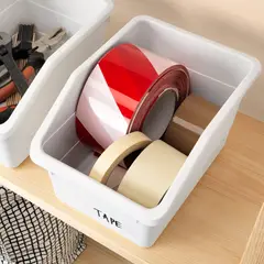 IKEA - Caja SOCKERBIT, blanco, 19x26x15 cm