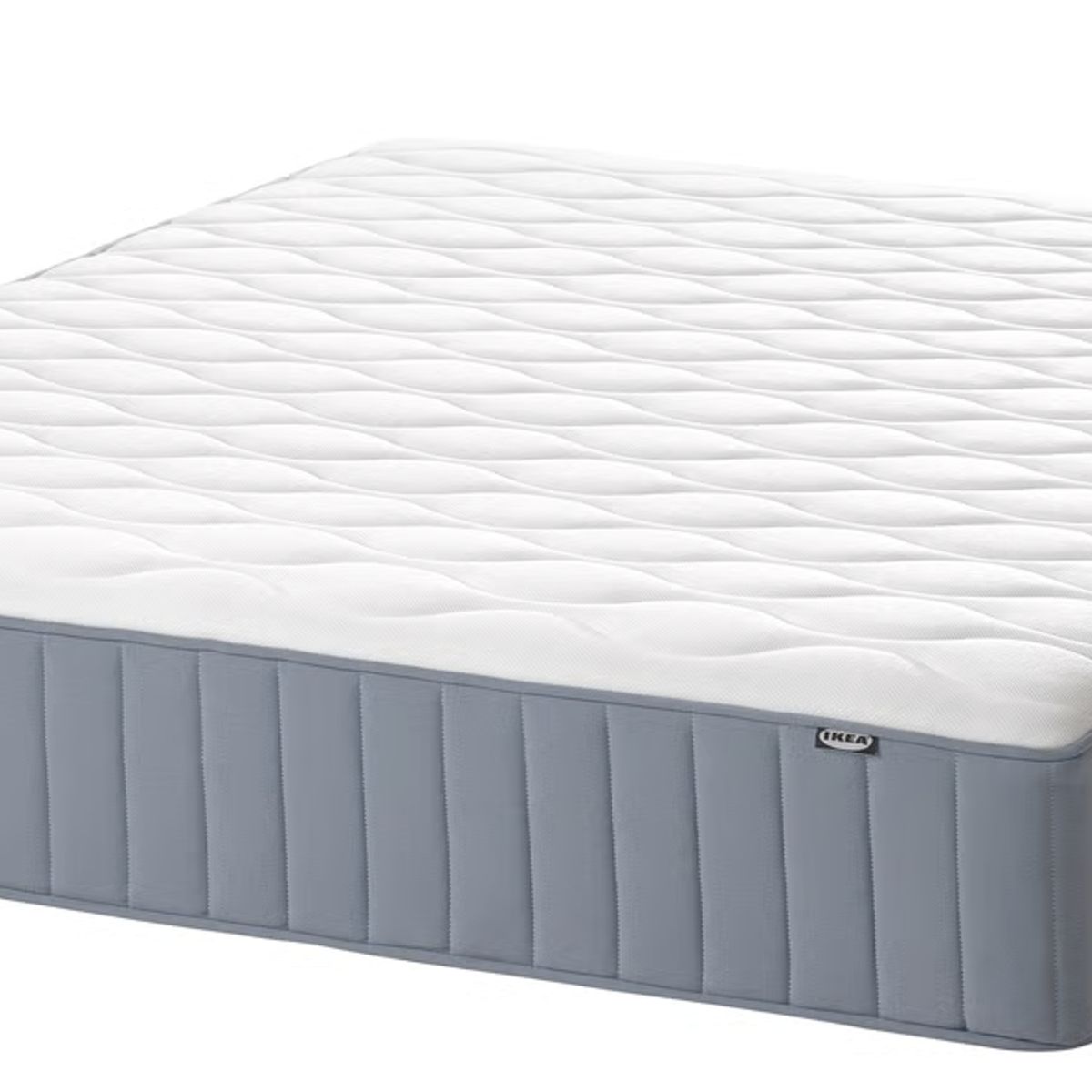 IKEA - Colchón de resortes Pocket VÅGSTRANDA, extra firme/azul costeño, 160x200 cm
