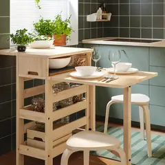 IKEA - Mesa abatible móvil RESARÖ, pino