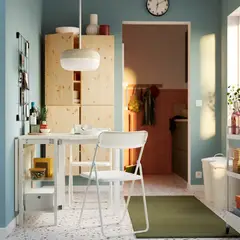 IKEA - VIHALS silla plegable blanco