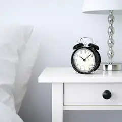 IKEA - Reloj despertador DEKAD, negro, 10 cm
