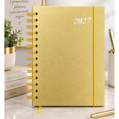 GENERICO - Agenda Ejecutiva Planificador Anual 2027 Espiral Brillante