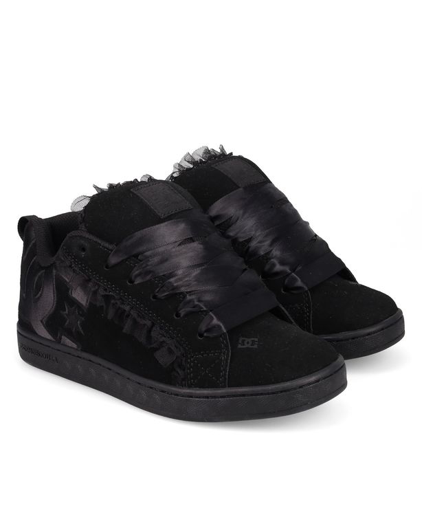 Zapatilla Mujer DC Court Graffik Sd Negro