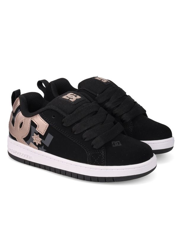 Zapatilla Niña DC Court Graffik Negro