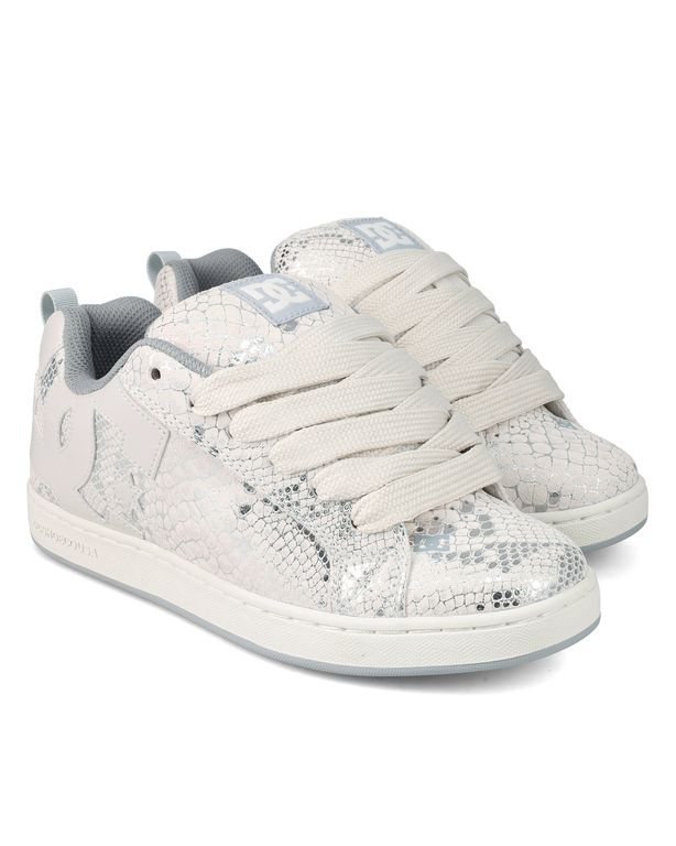 Zapatilla Mujer DC Court Graffik Sd Blanco