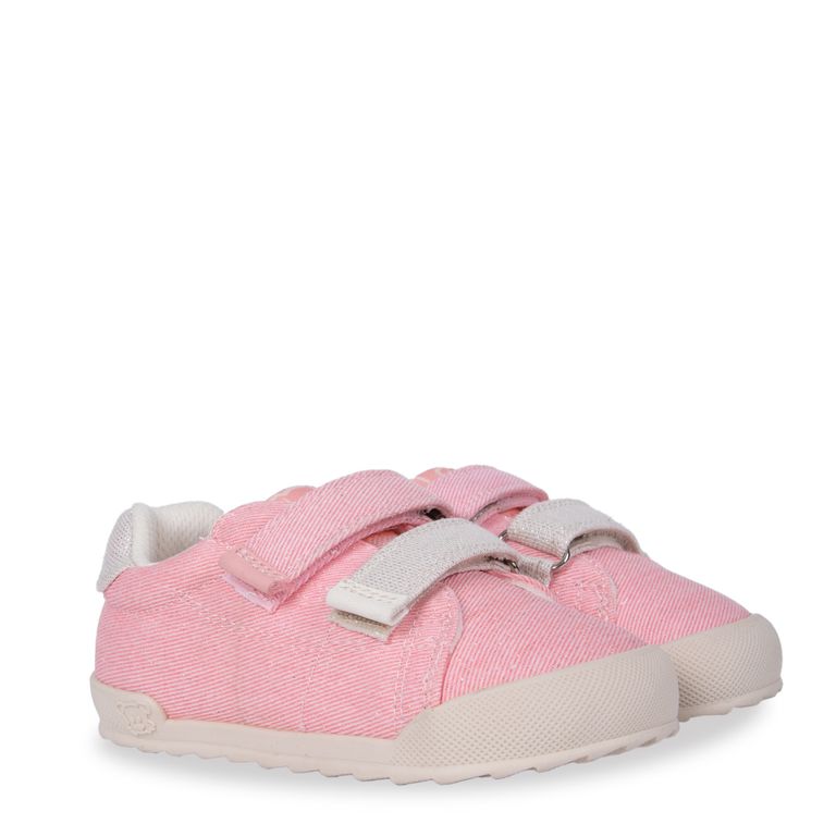 Zapatilla Bebé Niña Ergo de Lona Damasco