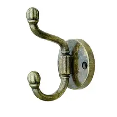 HBT - Pack de 4 Perchas Atenas Bronce Antiguo Cepillado