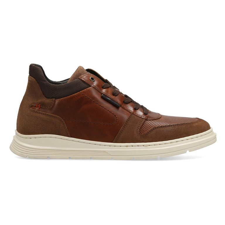Zapatillas Urbanas Hombre Cuero Haarlem Brandy