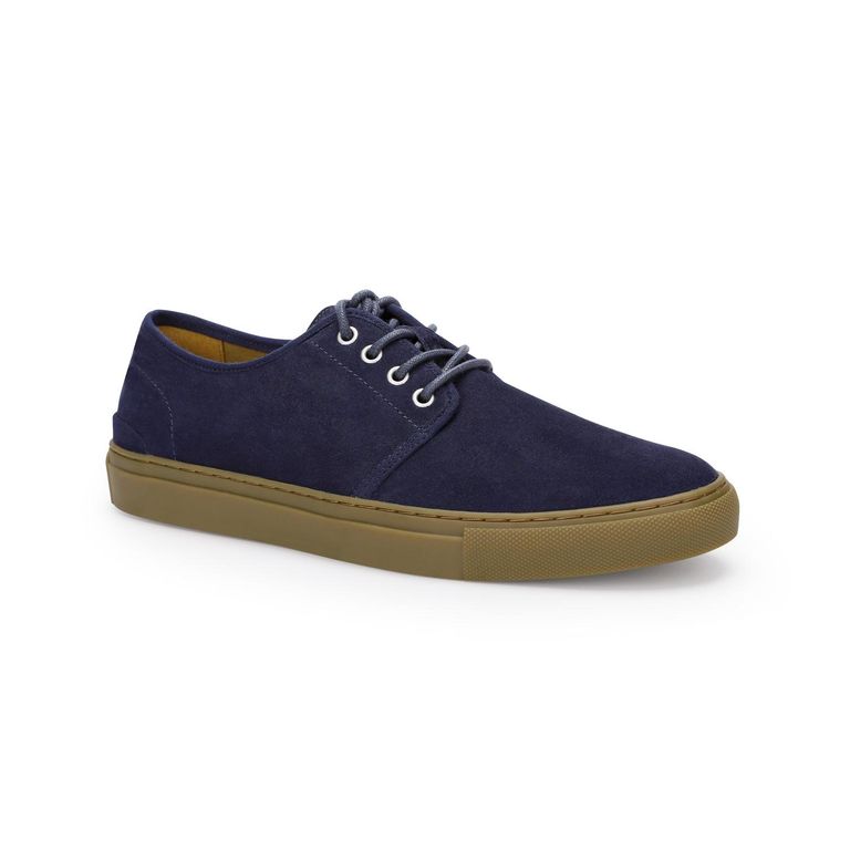 Zapatillas Urbanas Hombre Cuero Azul Randwick