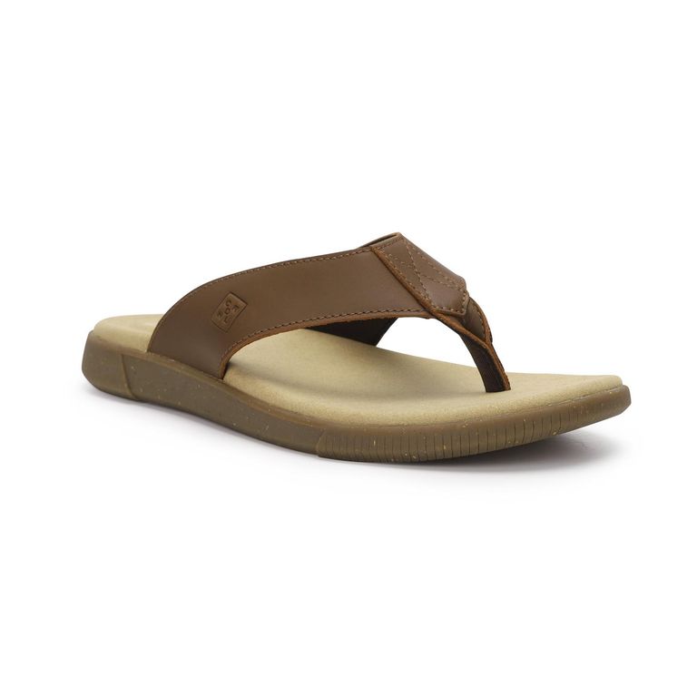 Sandalias Hombre Cuero Brandy Hakuna