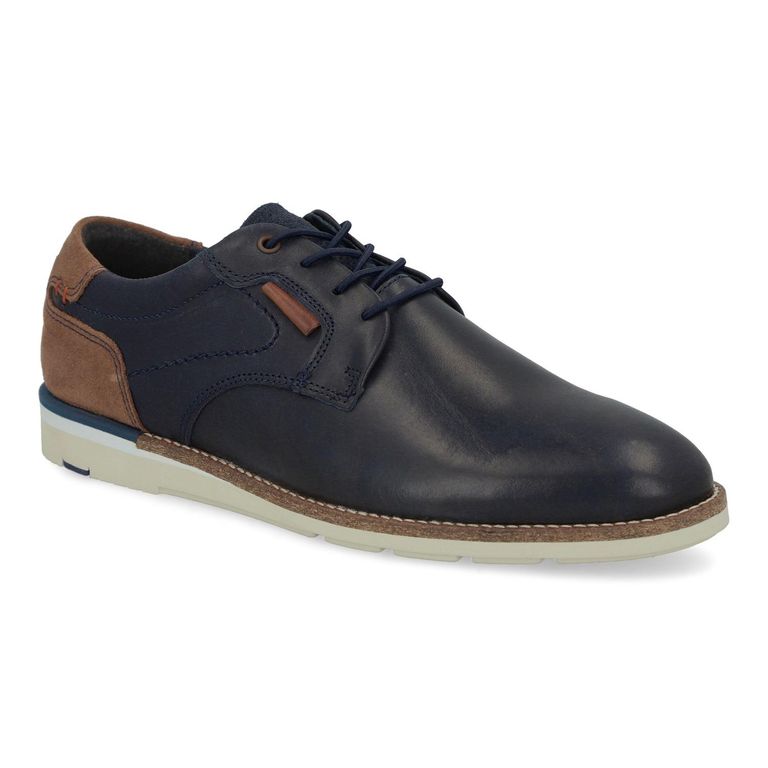 Zapatos Formales Hombre Cuero Azul Utrecht