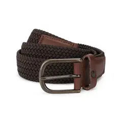 CARDINALE - Cinturón Trenzado Elasticado Hombre Café