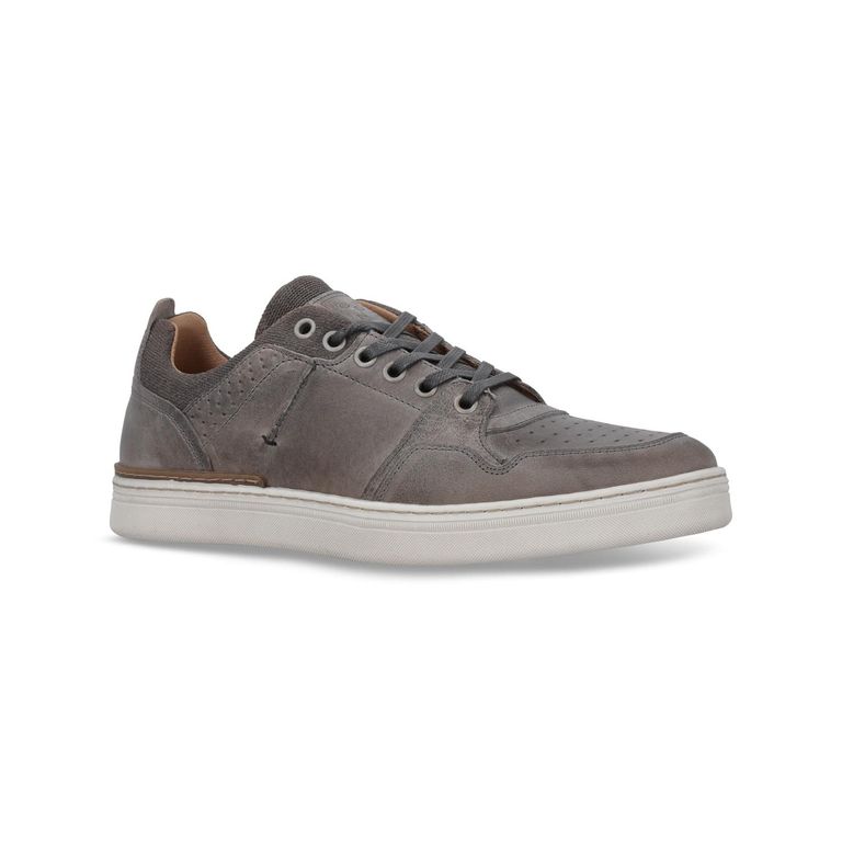 Zapatillas Urbanas Hombre Cuero Launch-0-23 Gris