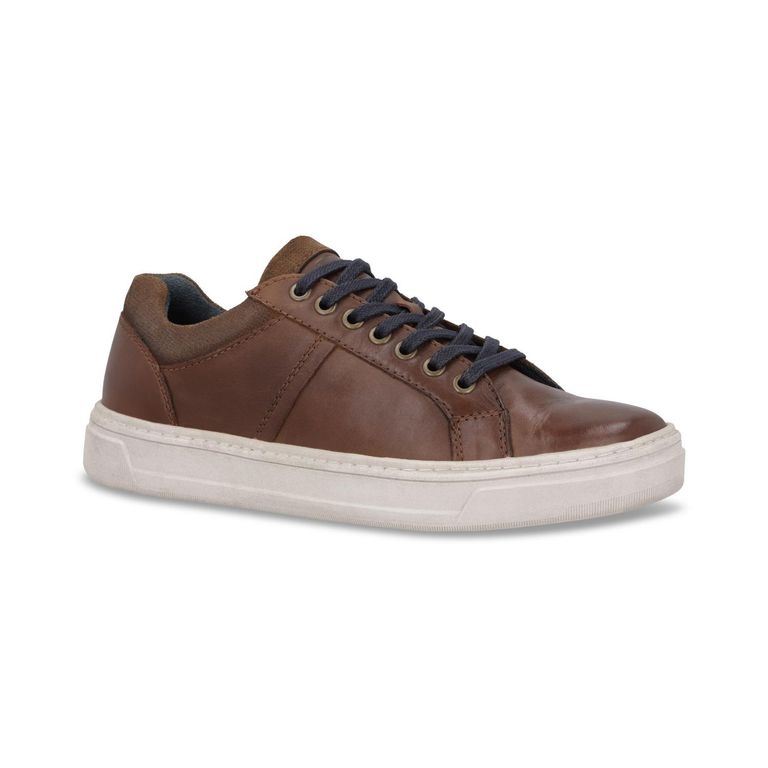 Zapatillas Urbanas Hombre Cuero Brandy Phillos