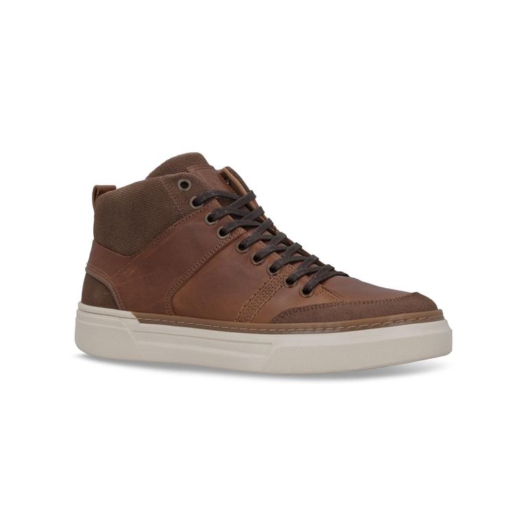 Zapatillas Caña Alta Hombre Cuero Citation-6-80 Brandy