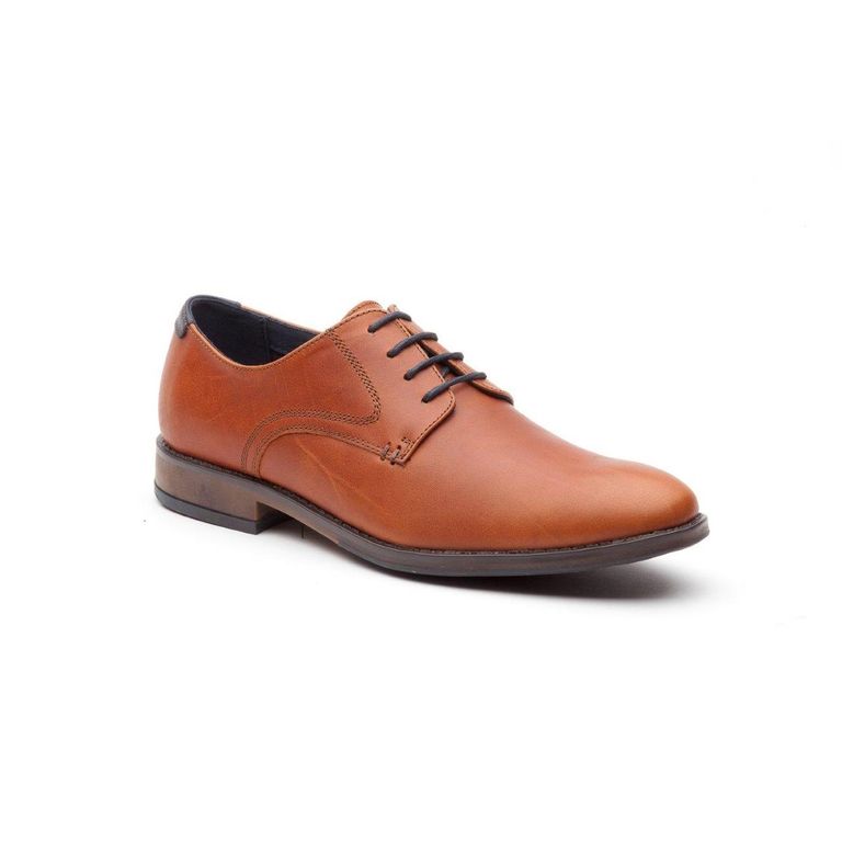 Zapatos Hombre Cuero Brandy Nantes