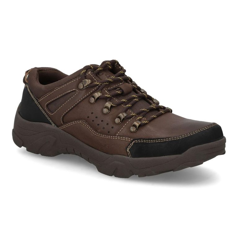 Zapatillas Urbanas Hombre Cuero Café Oscuro Quay