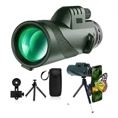 NOVYSTOR - Telescopio Monocular 40x60, Telescopio Portátil de Alta Definición