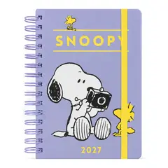 MOOVING - AGENDA SNOOPY 2027 DIARIA ESPIRAL 14X20 CM