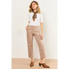 MA GRIFFE - Jeans Mujer Beige