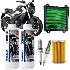 IPONE - KIT MANTENCION FULL DOMINAR 250 10W50 FILTROS BUJIAS