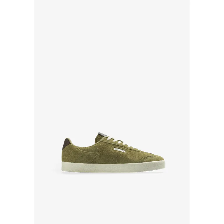 ZAPATILLAS BAJAS ANTE LOGO LATERAL