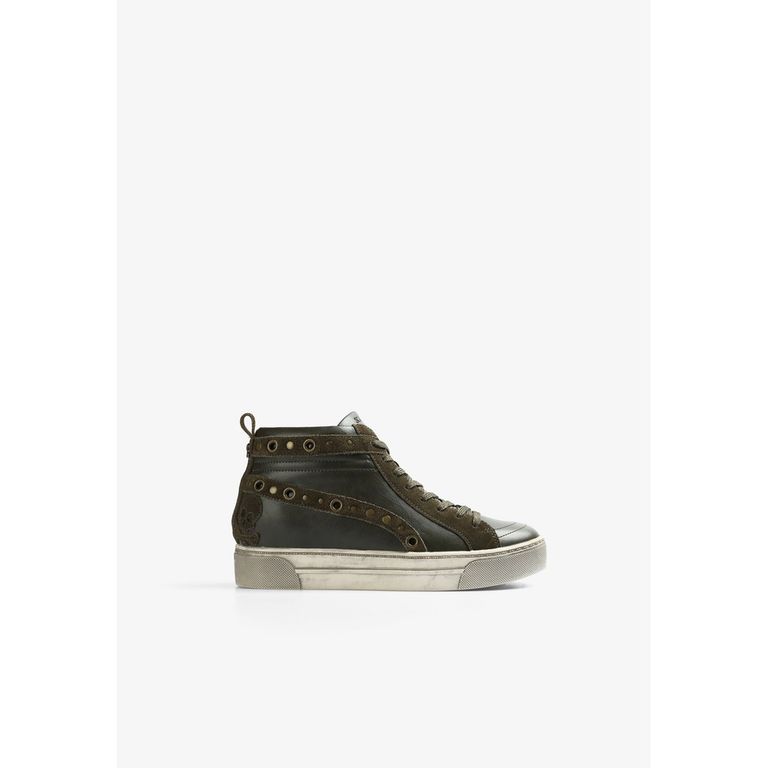 ZAPATILLAS BOTAS ALTAS TACHUELAS