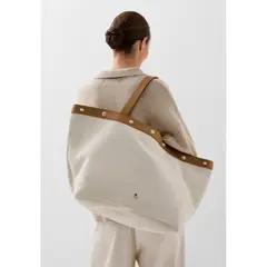 SCALPERS - BOLSO SHOPPER CANVAS TACHUELAS