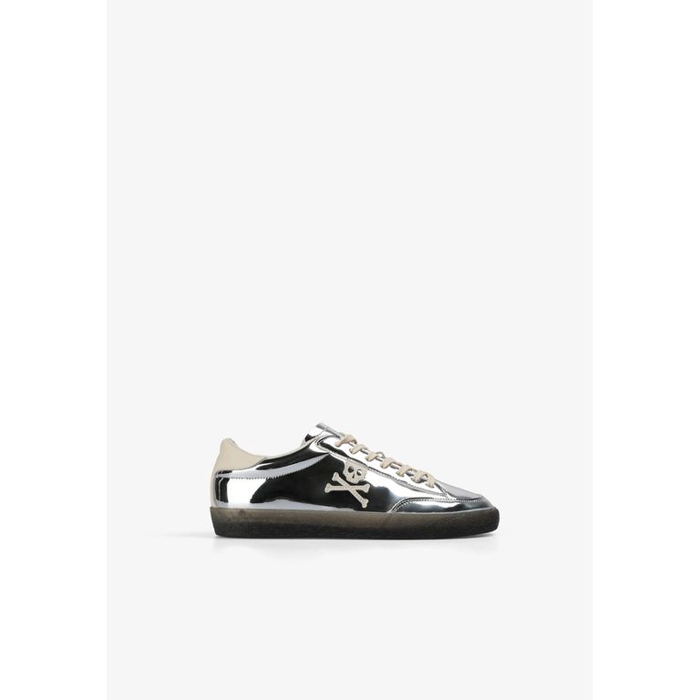 ZAPATILLAS METALIZADAS CALAVERA