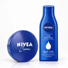 NIVEA - Pack Milk Nutritiva 250ml + Creme 60ml
