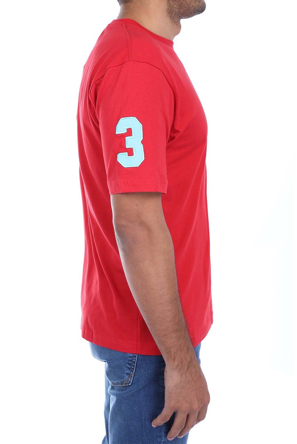 US POLO ASSN - Polera Polo Jersey Cuello Redondo Roja