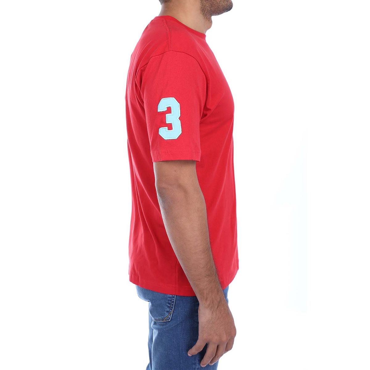 US POLO ASSN - Polera Polo Jersey Cuello Redondo Roja