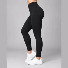 DEXUZ - Calza Larga Deportiva Mujer Pretina Cruzada V Control Abdominal
