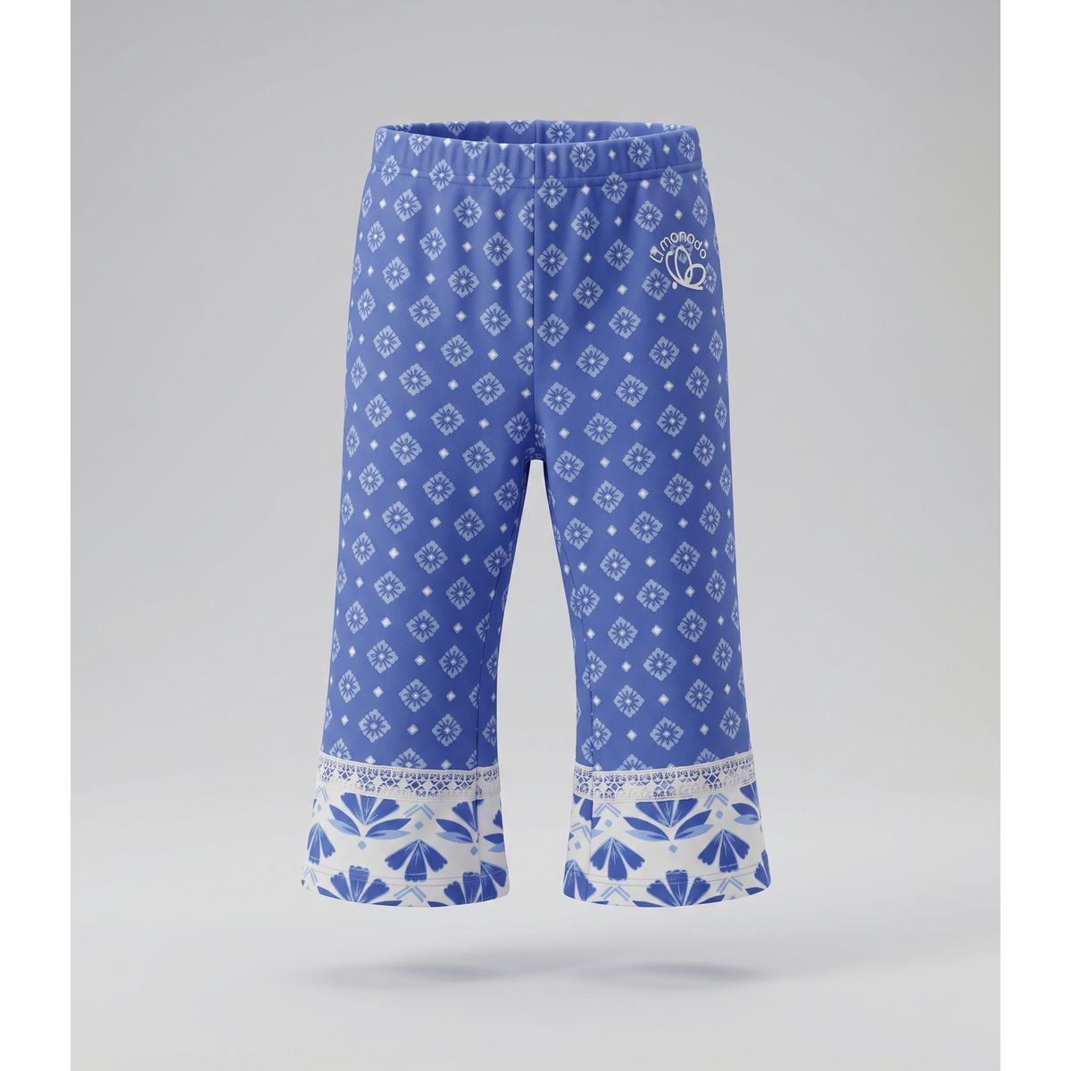 LIMONADA - Calza bebé flare con flores L12721270158 azul Limonada