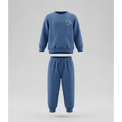 BLACK AND BLUE - Buzo niño con camaleón B11191270258 azul